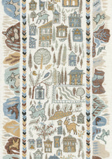 Ravi Ribbon Aqua Vita — Lewis & Wood tyg