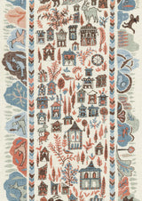 Ravi Ribbon Blue Almond — Lewis & Wood tyg