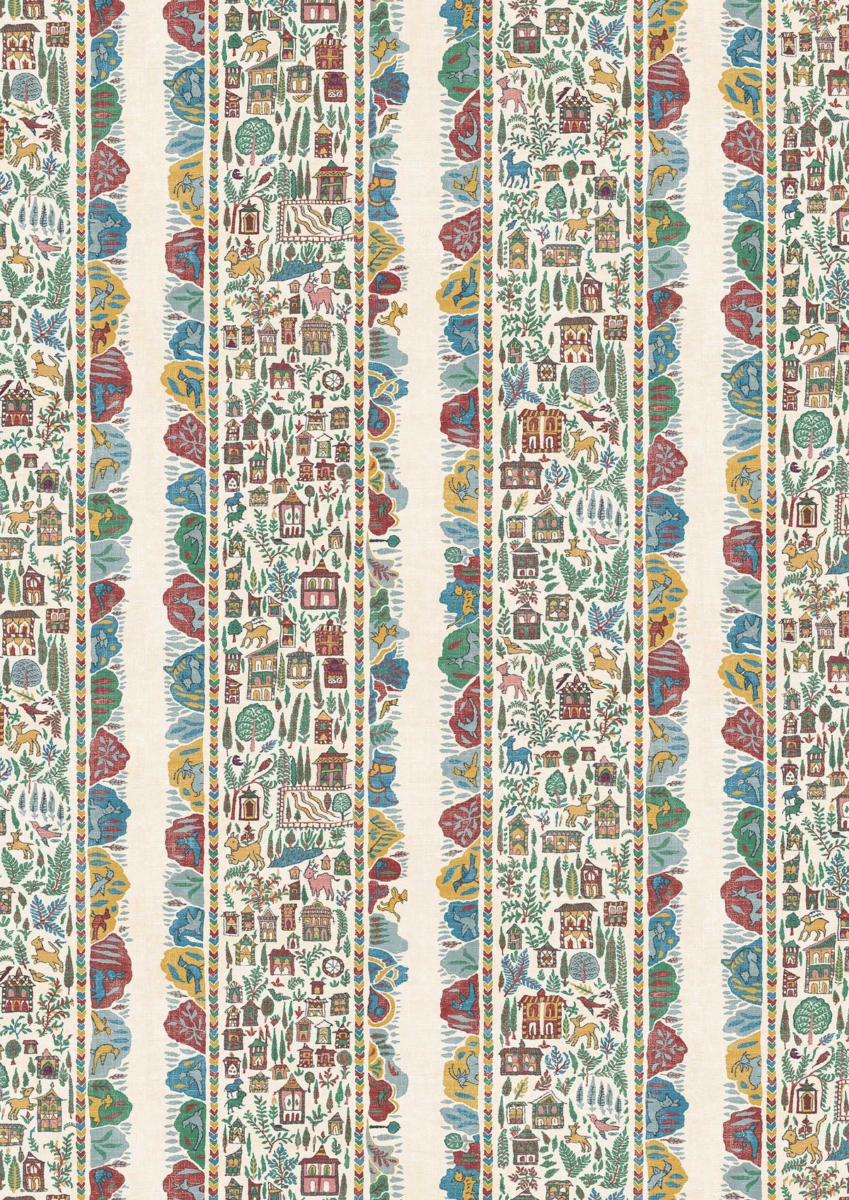 Ravi Ribbon Garland – närbild — Lewis & Wood tapet