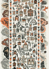 Ravi Ribbon Satsuma Soot — Lewis & Wood tyg