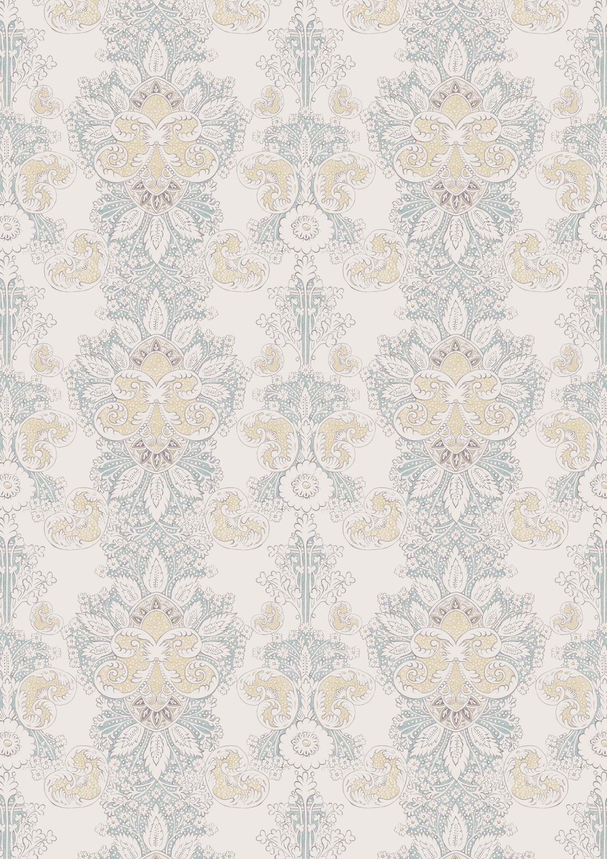 Rococo Linen Meadowsweet – hel bredd — Lewis & Wood tyg