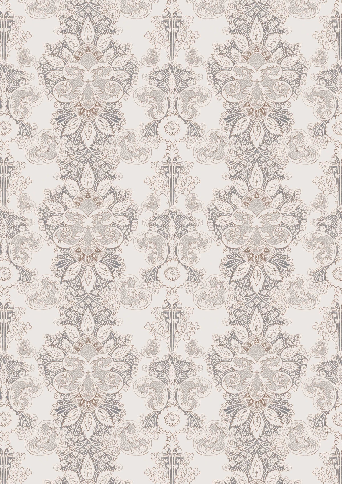 Rococo Linen Sparrow – hel bredd — Lewis & Wood tyg