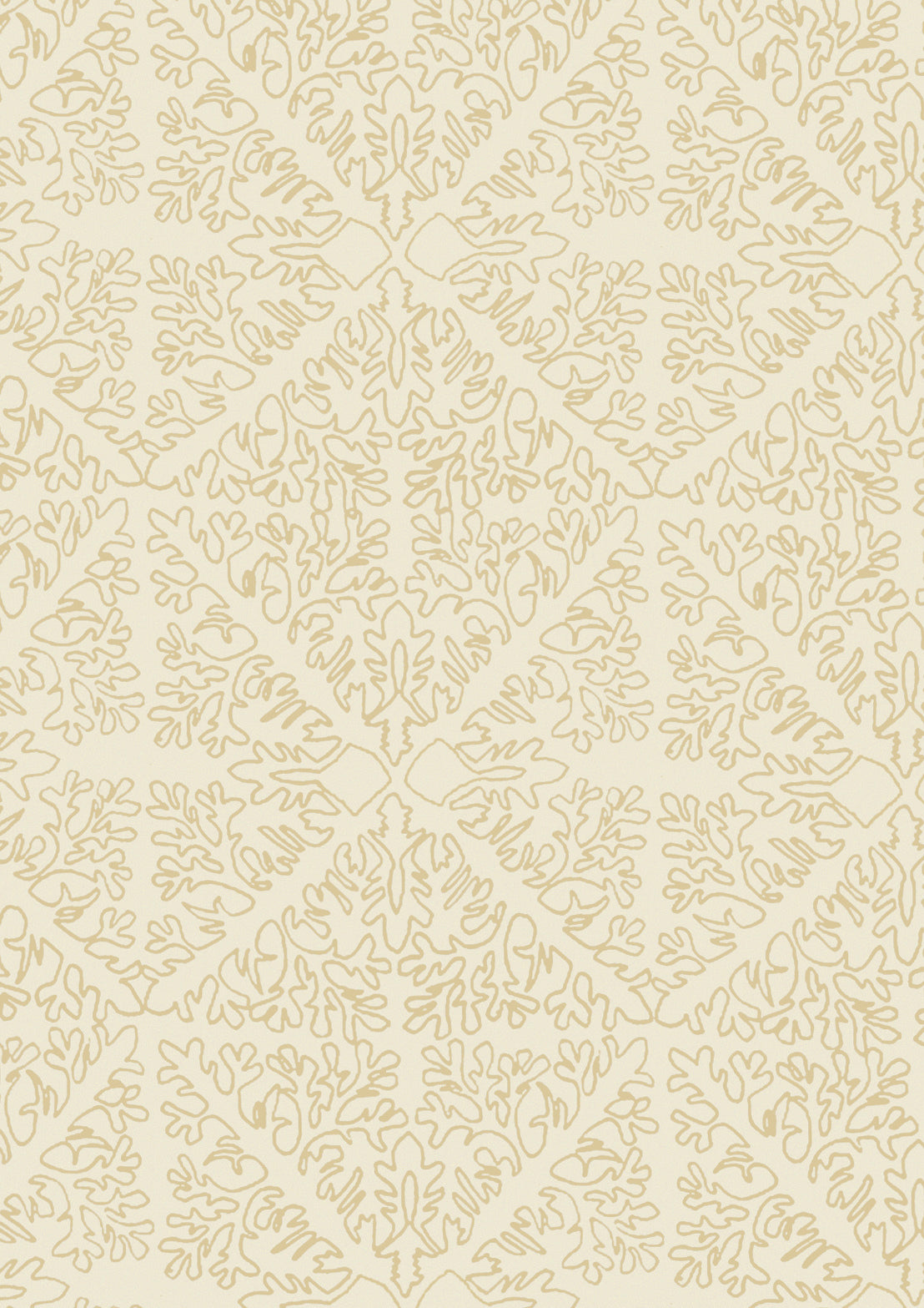 Stockholm Stitch Double Cream – närbild — Lewis & Wood tyg