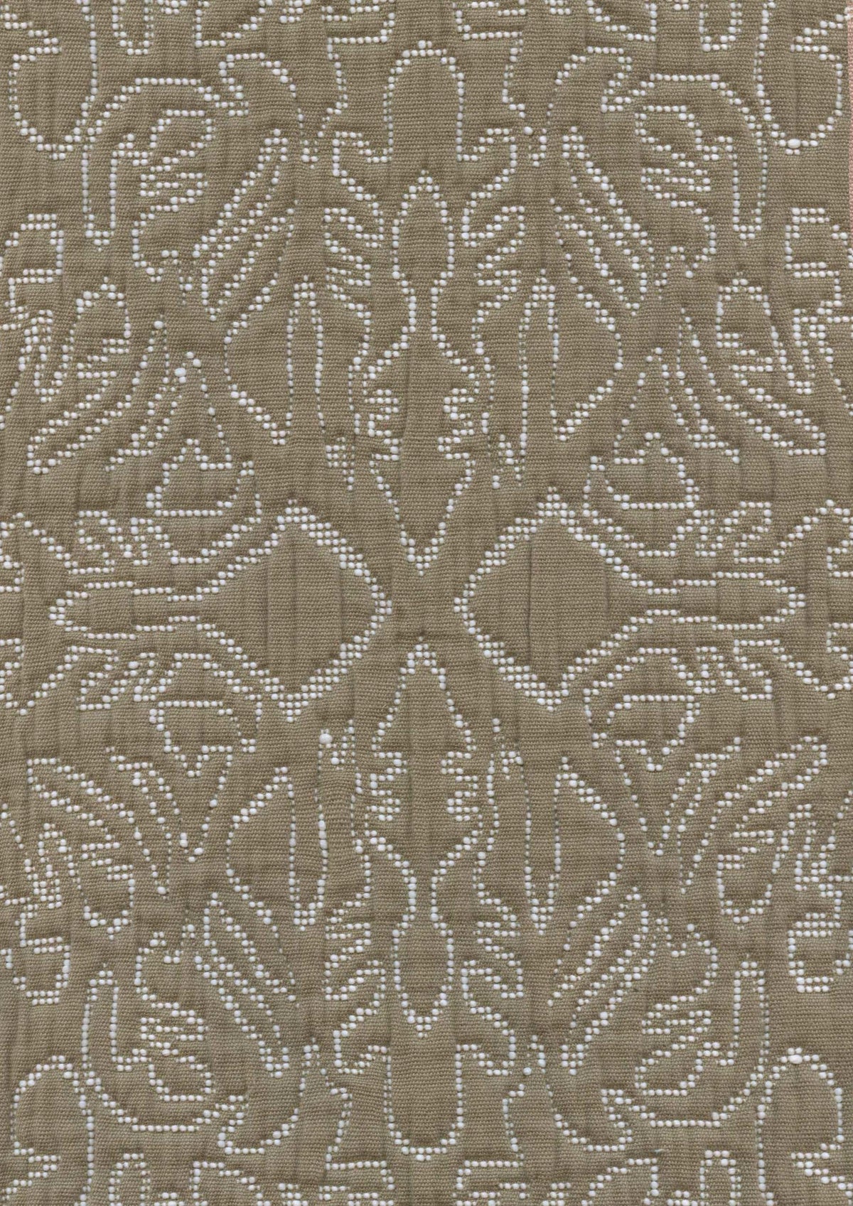 Stockholm Stitch Greige — Lewis & Wood tyg
