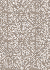 Stockholm Stitch Greige – närbild — Lewis & Wood tyg