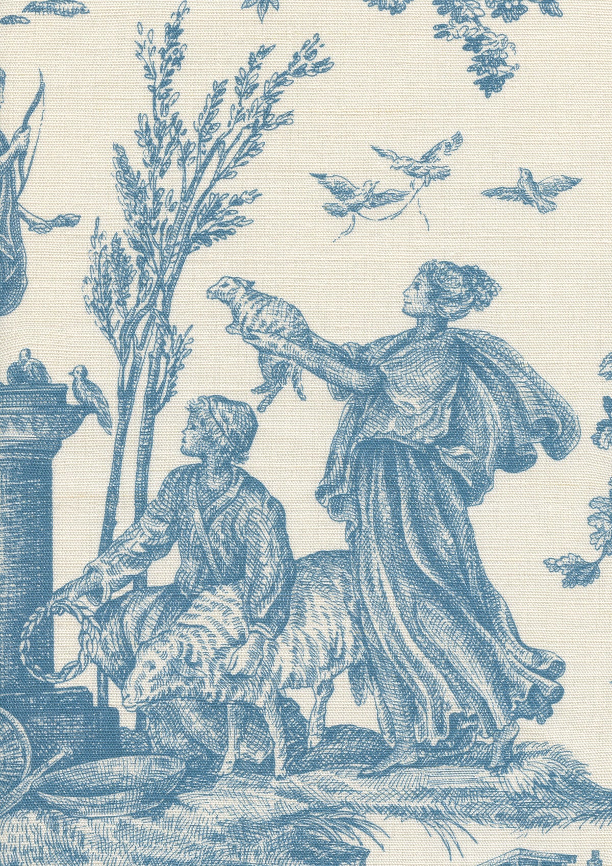 Toile Baptiste Ciel — Lewis & Wood tyg