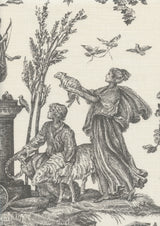 Toile Baptiste Douce Noir — Lewis & Wood tyg