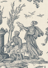 Toile Baptiste Moule — Lewis & Wood tapet