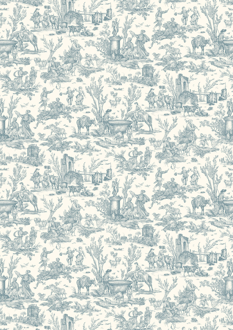 Toile Baptiste Celeste – hel bredd — Lewis & Wood tyg