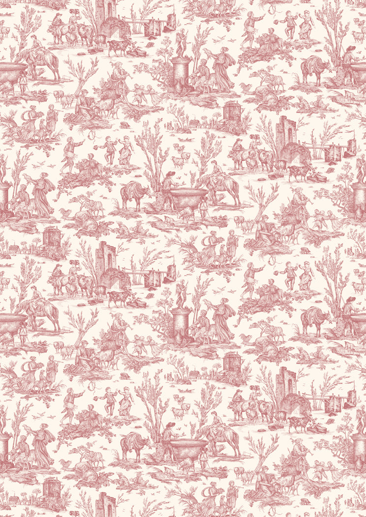 Toile Baptiste Cerise – hel bredd — Lewis & Wood tyg