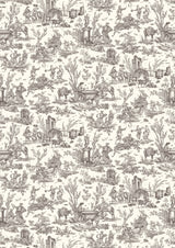 Toile Baptiste Douce Noir – hel bredd — Lewis & Wood tyg