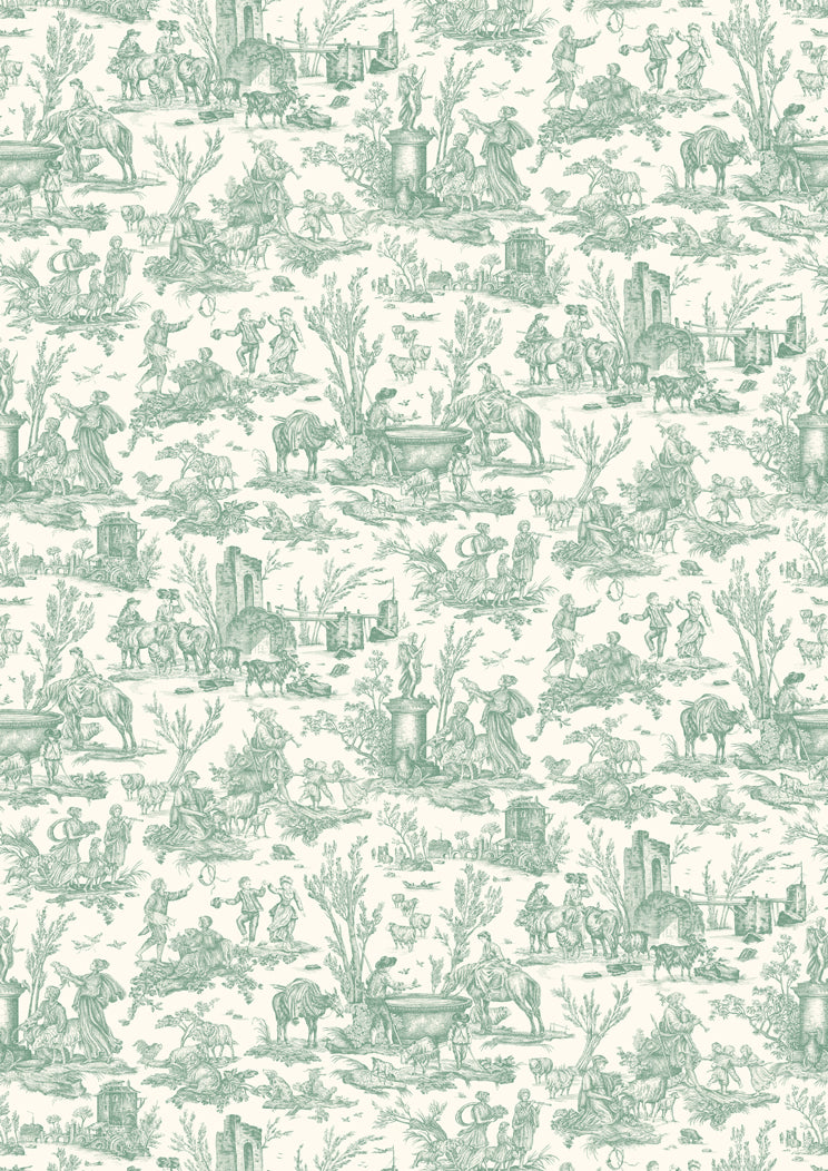 Toile Baptiste Jade – hel bredd — Lewis & Wood tyg