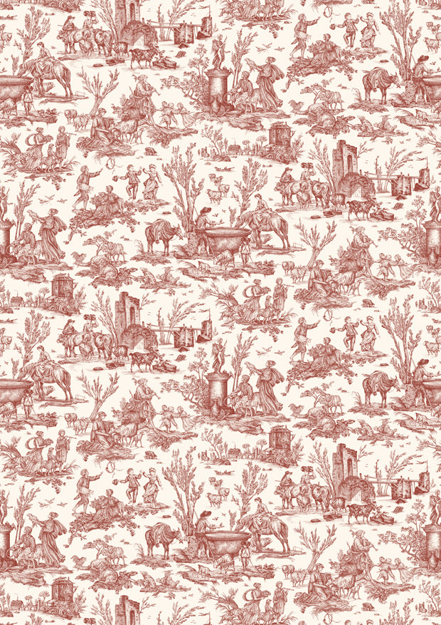 Toile Baptiste Rhone – hel bredd — Lewis & Wood tyg