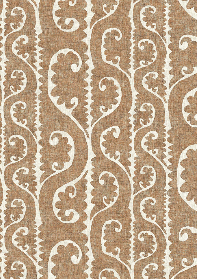 Totem Ginger – närbild — Lewis & Wood tyg