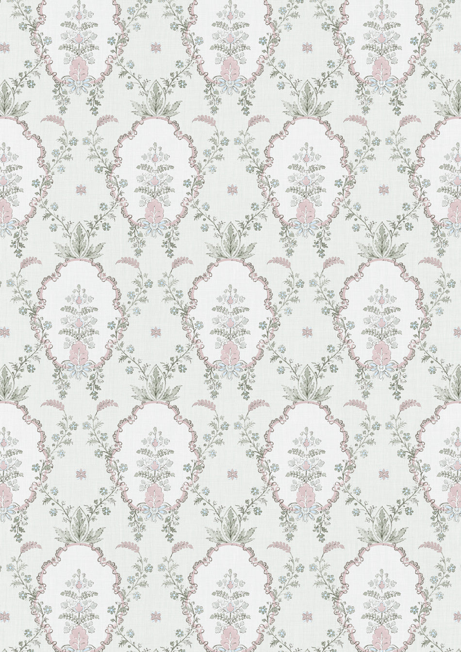 Vallance Myrtle Pink – hel bredd — Lewis & Wood tyg
