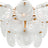 Gild with White Strie Glass