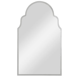 Brayden Nickel Arch Mirror — Uttermost