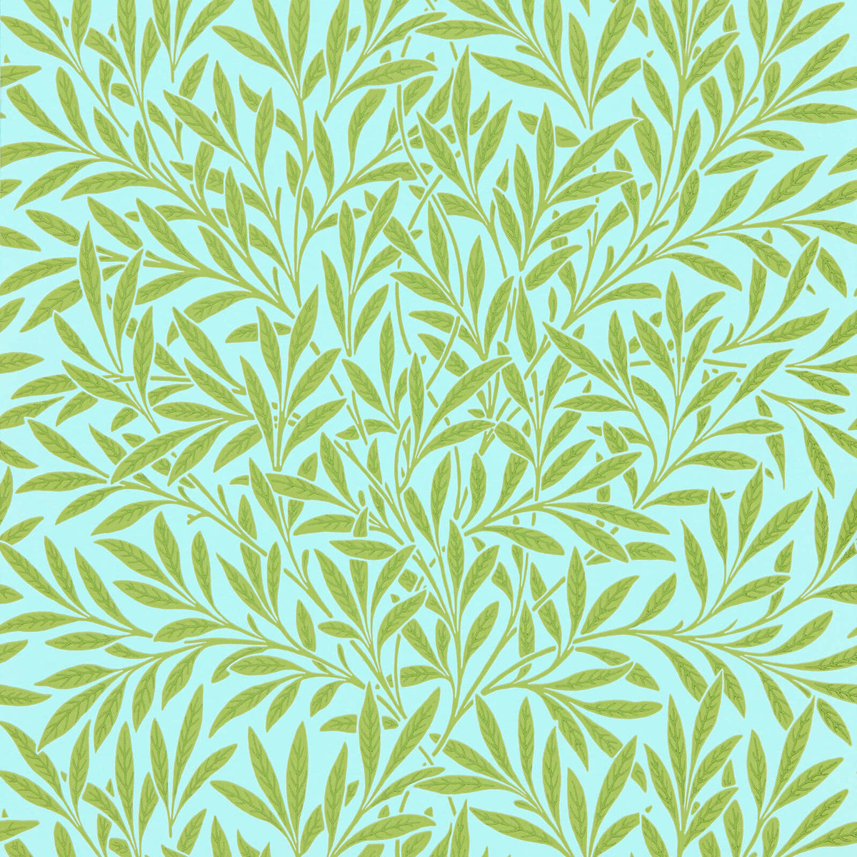 Willow Tapet Sky/Leaf tapet fran Morris & Co