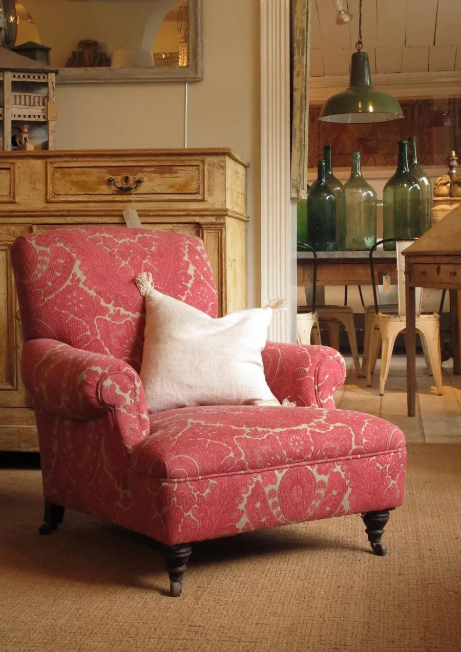 Nantes Overdye Madder Celadon — Lewis & Wood tyg