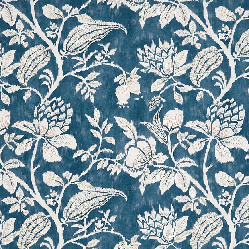 Pondicherry Indigo — Nina Campbell tyg