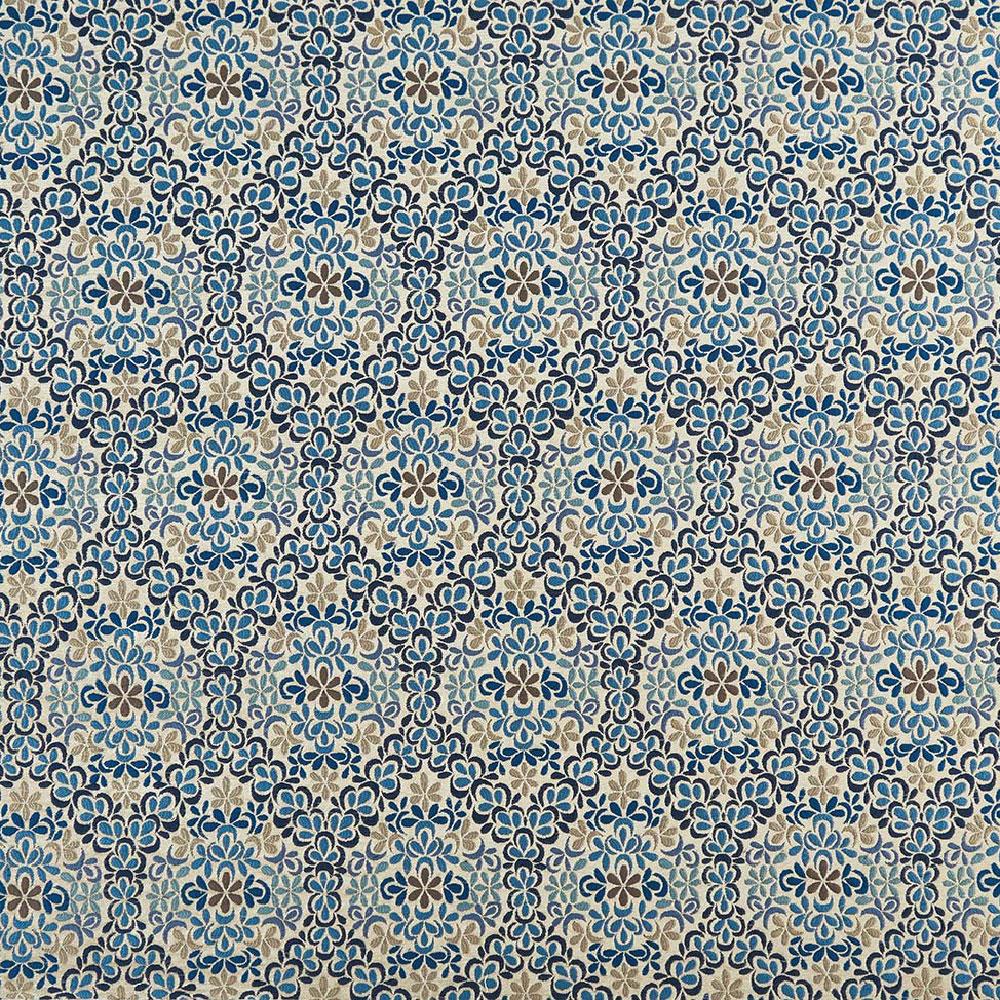 Rana Indigo/Blue/Beige — Nina Campbell tyg