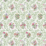 Hollingbourne Green/Pink/Lavender — Nina Campbell tyg