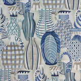 Collioure Blue/Beige — Nina Campbell tapet