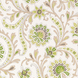 Baville Green/Taupe — Nina Campbell tapet