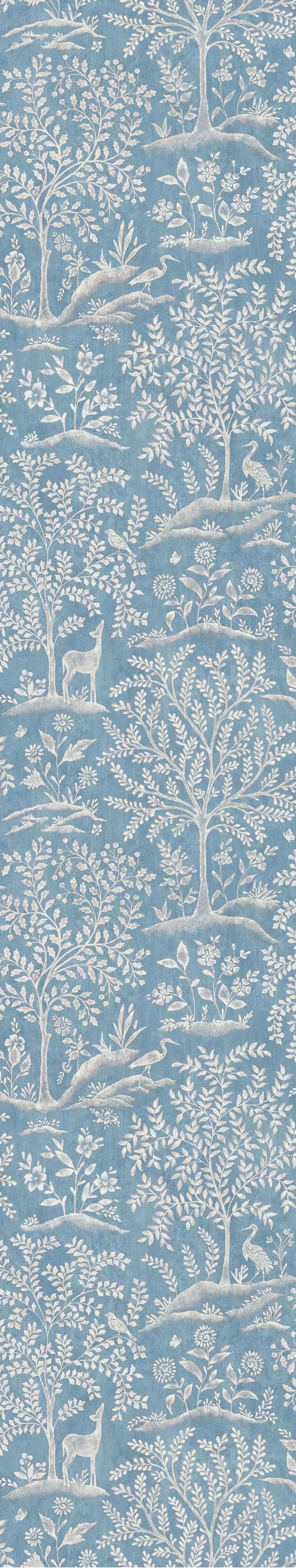 Osborne and Little Tapet Foret Blue