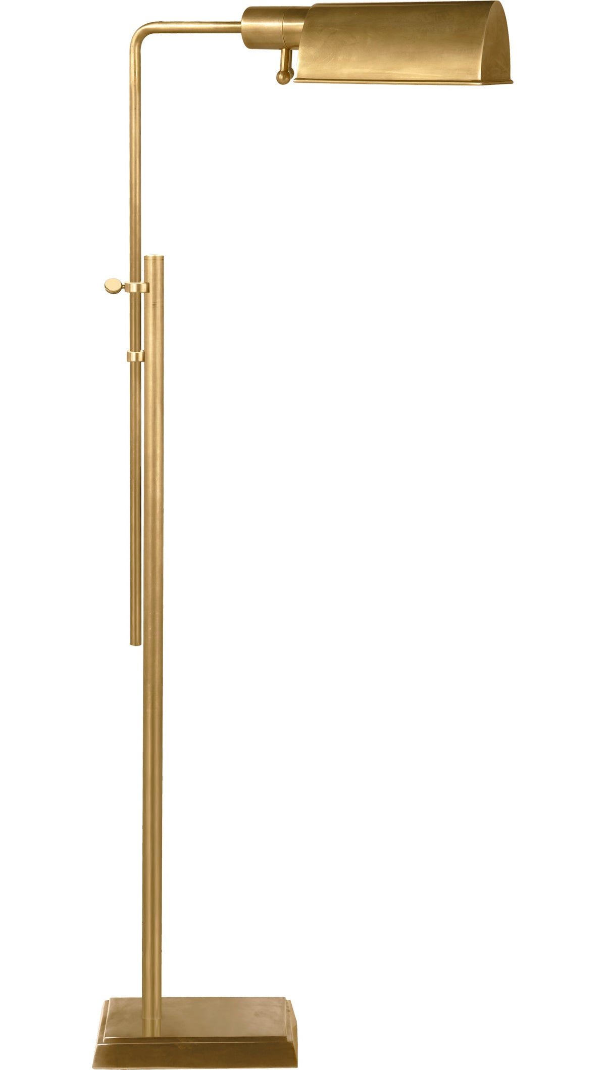 Pask Golvlampa — Thomas O'Brien for Visual Comfort & Co. — Hand-Rubbed Antique Brass