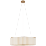 Palati Taklampa – Hand-Rubbed Antique Brass With Linen Shade