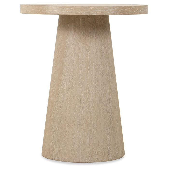 Hooker Furniture Tranquillity runt sidobord i ljus finish — Hooker Furnishings