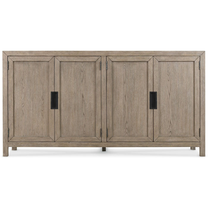 Hooker Furniture Harmony fyrdörrars sideboard i rökt finish — Hooker Furnishings