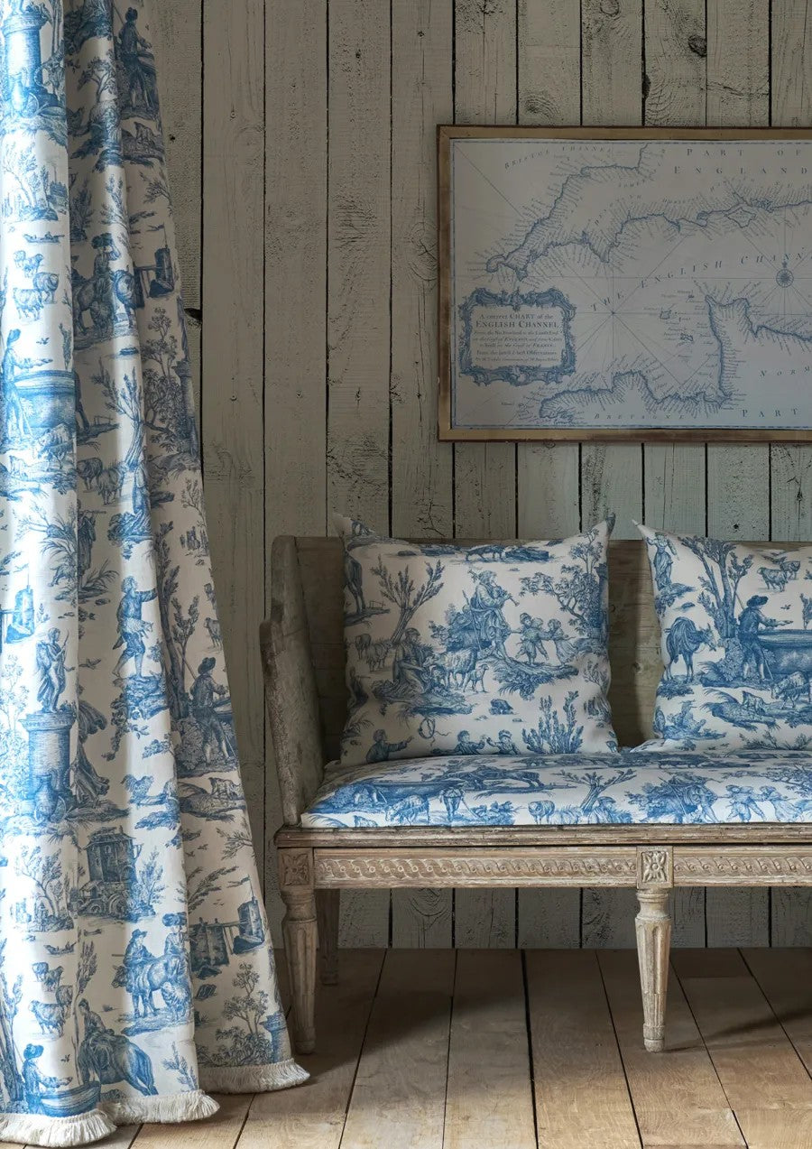 Toile Baptiste Ciel — Lewis & Wood tyg
