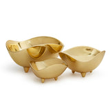 Aerin Serveringsskål Triangular Gold Small