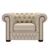 Classic Chesterfield Fåtölj Birch Blush Beige
