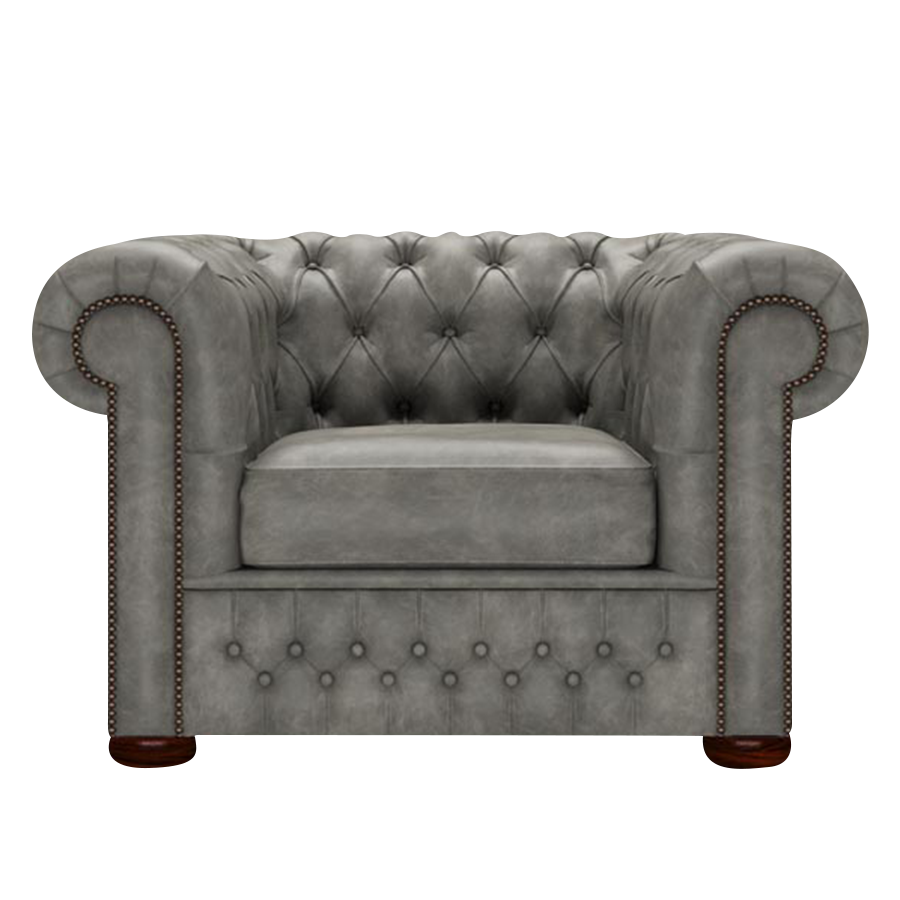 Classic Chesterfield Fåtölj Etna Grey