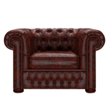 Classic Chesterfield Fåtölj Tudor Oxblood