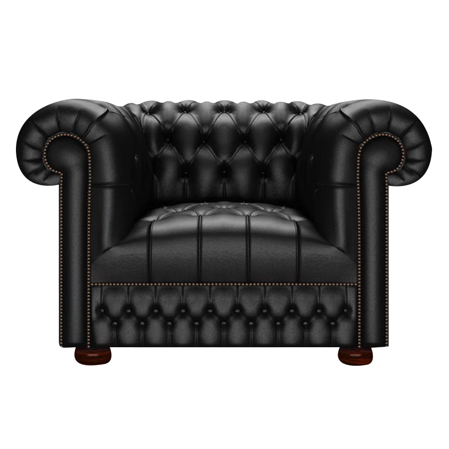 Cromwell Chesterfield Fåtölj Birch Black