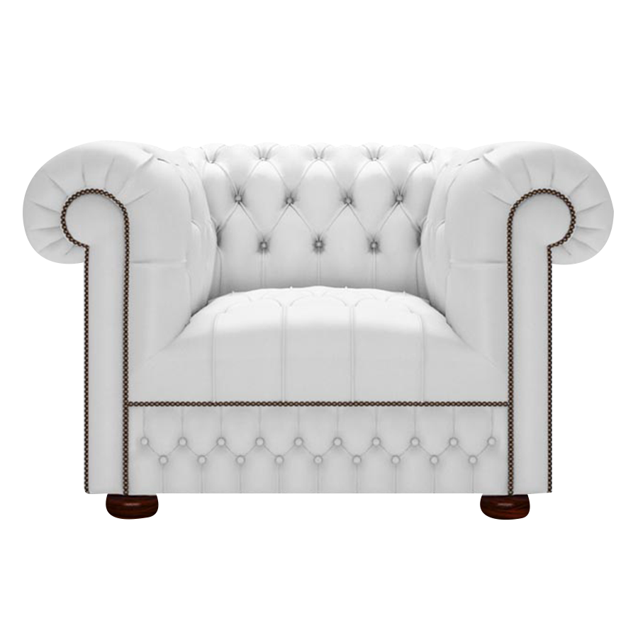 Cromwell Chesterfield Fåtölj Birch White