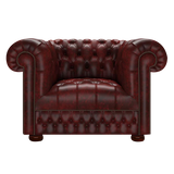 Cromwell Chesterfield Fåtölj Etna Red