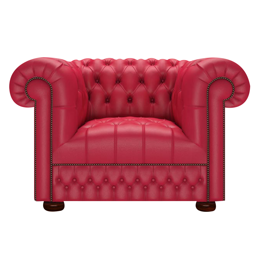 Cromwell Chesterfield Fåtölj Shelly Flame Red
