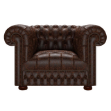 Cromwell Chesterfield Fåtölj Tudor Mahogany