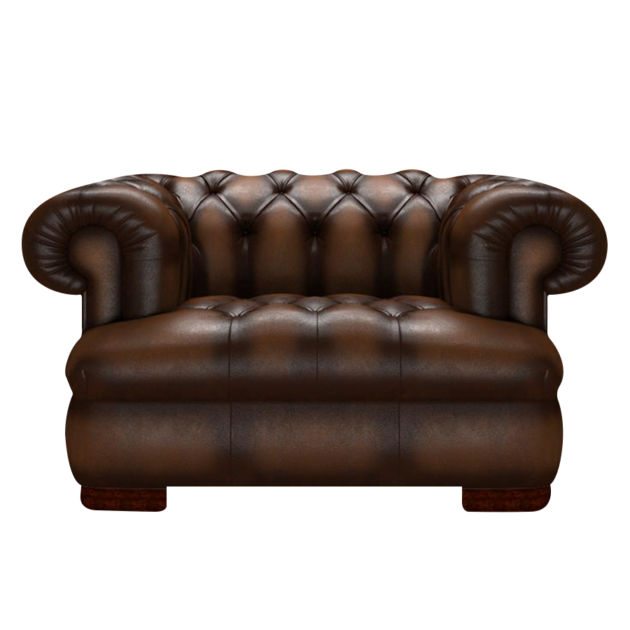 Drake Chesterfield Fåtölj Antique Autumn Tan