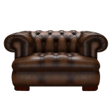 Drake Chesterfield Fåtölj Antique Autumn Tan