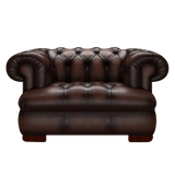 Drake Chesterfield Fåtölj Antique Brown