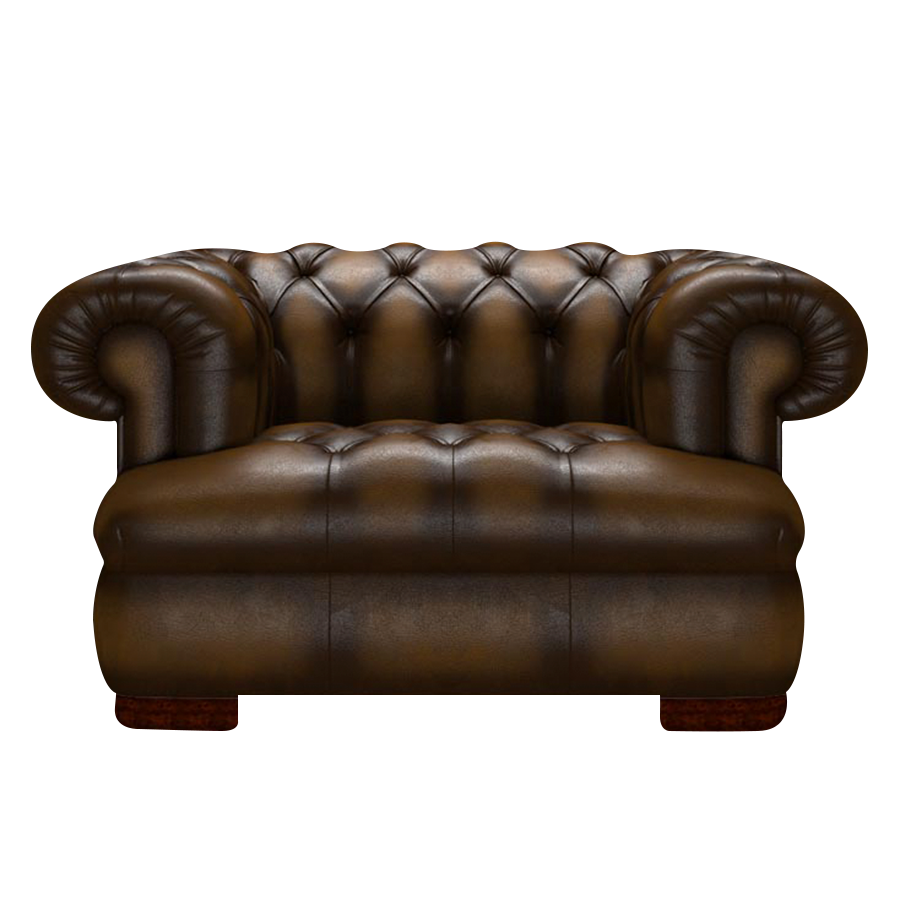 Drake Chesterfield Fåtölj Antique Gold