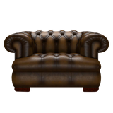 Drake Chesterfield Fåtölj Antique Gold