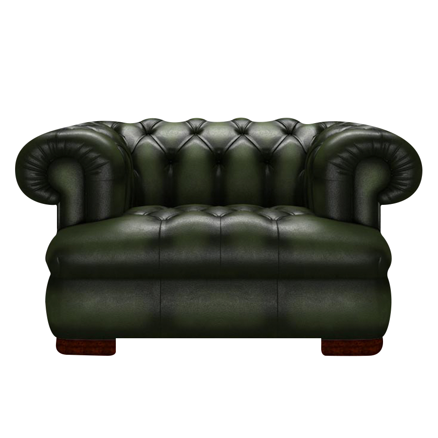 Drake Chesterfield Fåtölj Antique Green