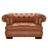 Drake Chesterfield Fåtölj Old English Bruciato